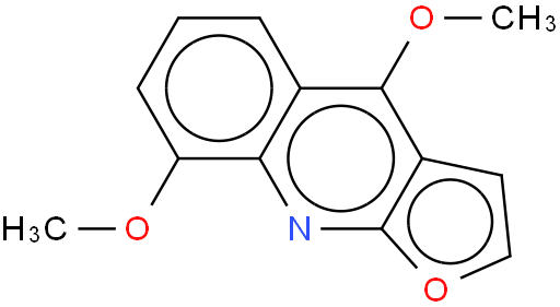 崖椒碱,8-甲氧基白鲜碱
