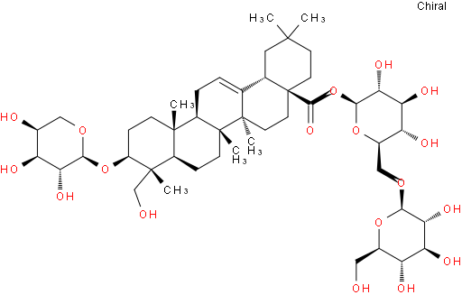 木通皂苷D；川续断皂苷VI