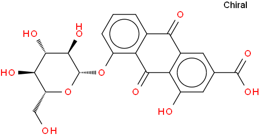 大黄酸-5-O-β-D-葡萄糖苷