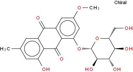 大黄素甲醚-8-O-β-D-葡萄糖苷
