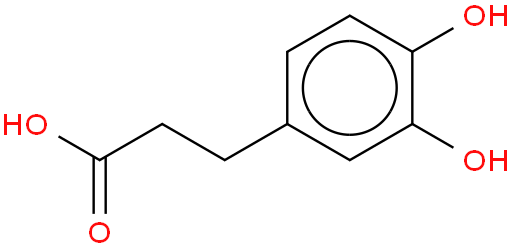 二氢咖啡酸，3,4-二羟基苯丙酸；3,4-二羟基苯基丙酸