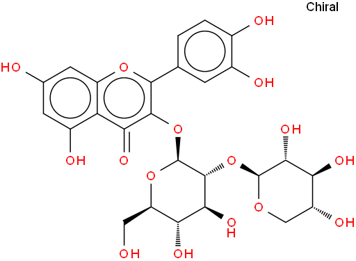 槲皮素-3-O-桑布双糖苷