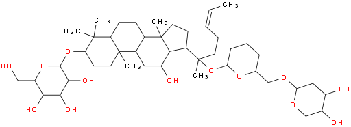 三七皂苷Fd,七叶胆苷IX，绞股蓝皂苷IX