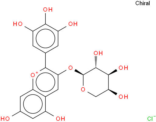 飞燕草素-3-O-阿拉伯糖苷