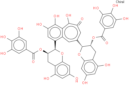 茶黄素-3,3'-双没食子酸酯，3,3’-二没食子酸酯茶黄素