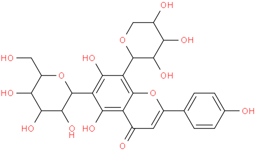 维采宁III， 新西兰牡荆苷3
芹菜素-6-C-葡萄糖-8-C-木糖苷