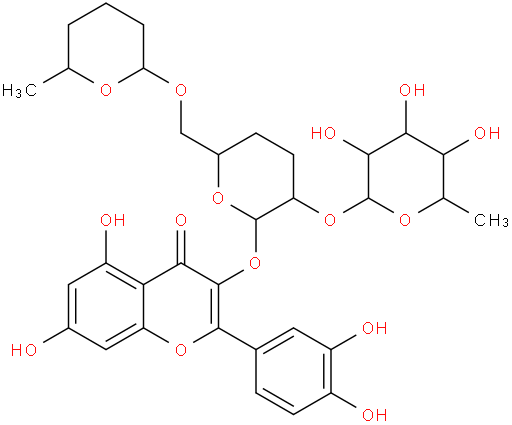 槲皮素-3-O-芸香糖-（1→2）-O-鼠李糖苷
