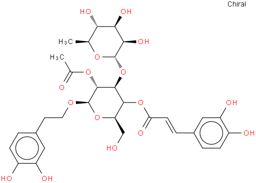 2-乙酰毛蕊花糖苷;2-乙酰基洋丁香酚苷