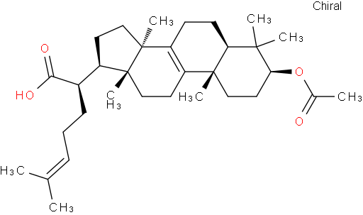 3-α乙酰氧基-羊毛甾-8,24-二烯 -21-酸