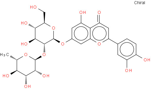 木犀草素-7-O-新橙皮糖苷，忍冬苷