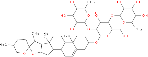 薯蓣皂苷；重楼皂苷III