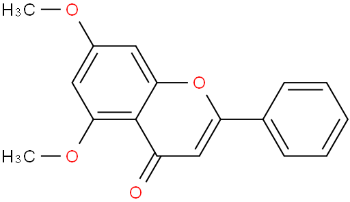 柯因二甲醚， 5,7-二甲氧基黄酮