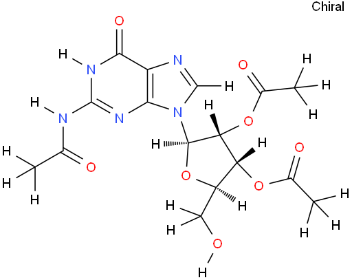 N-乙酰基-2′,3′-乙酰基鸟苷