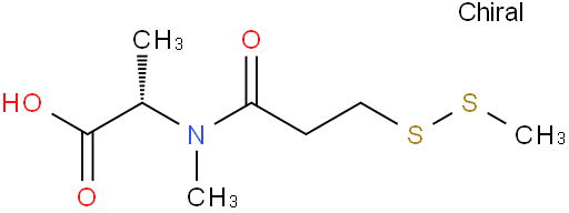 N-甲基-N-[3-(甲基二硫基)-1-氧代丙基]-L-丙氨酸