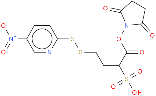 1-(2,5-二氧代吡咯烷-1-基氧基)-4-((5-硝基吡啶-2-基)二磺酰基)-1-氧代丁烷-2-磺酸